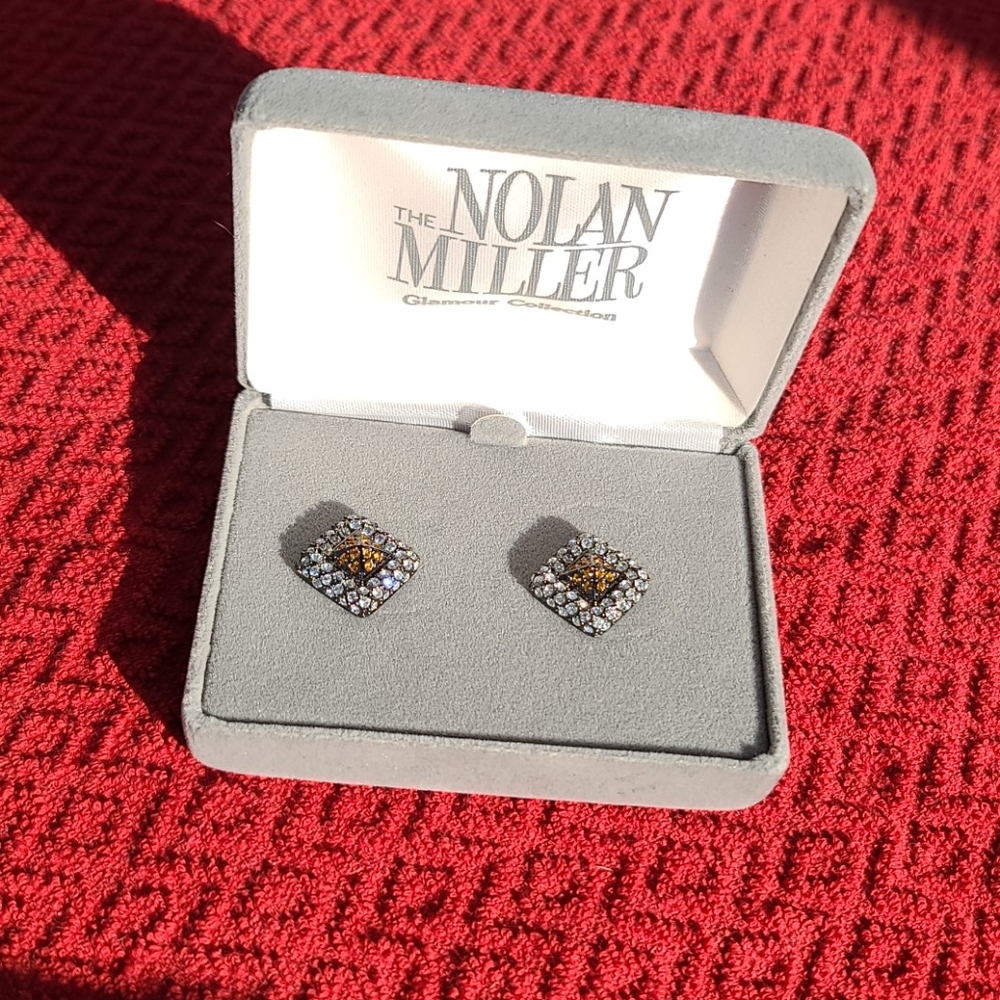 Nolan Miller Square Earrings